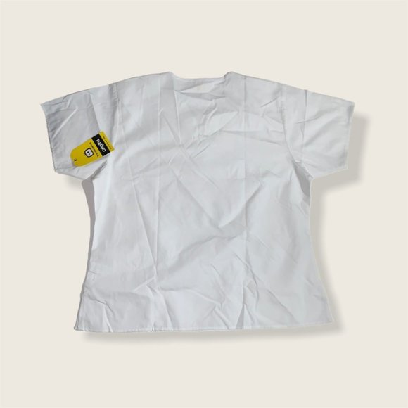 π2/$20πWONDERWINK Women's Scrubs Bravo 5 Pocket V-Neck Top, White, X-Large - Picture 3 of 11